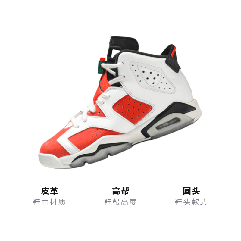 Кроссовки для баскетбола Jordan Air Jordan 6 Retro Gatorade Like Mike White GS - изображение 3