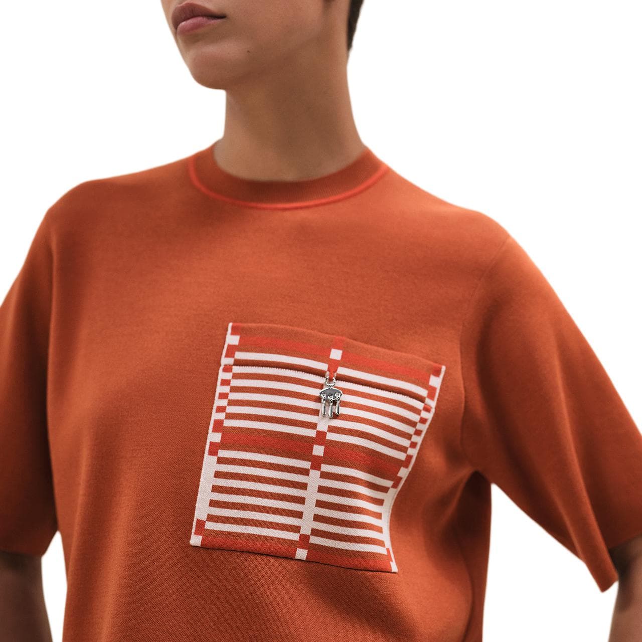 Футболка HERMES Logo T - изображение 4