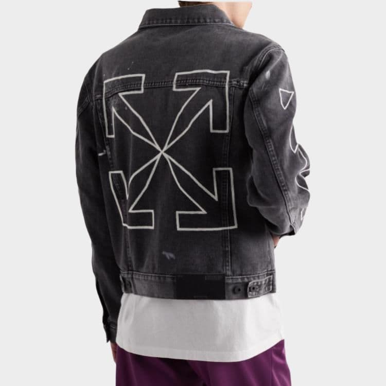 Джинсовая куртка OFF-WHITE SS22 Denim Jacket Black - изображение 4