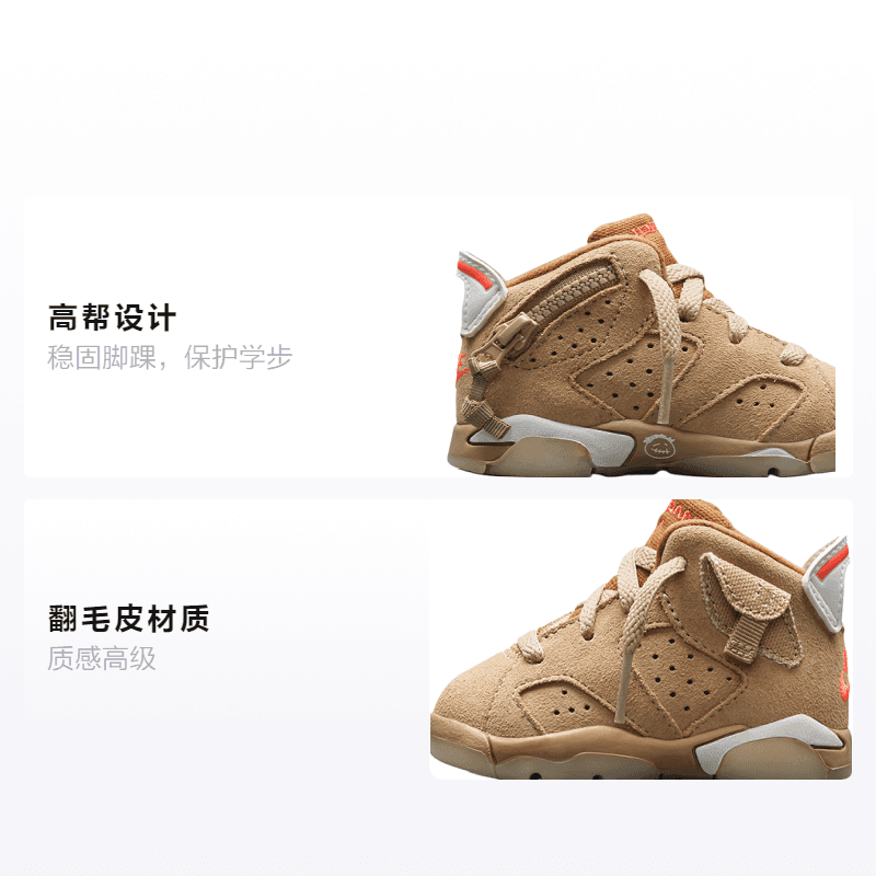 Кроссовки Travis Scott x Jordan Air Jordan 6 Retro SP "British Khaki" - изображение 2