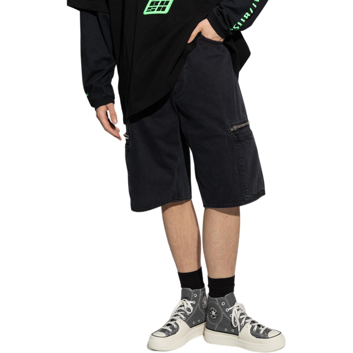 Шорты Givenchy Shorts Black - изображение 5