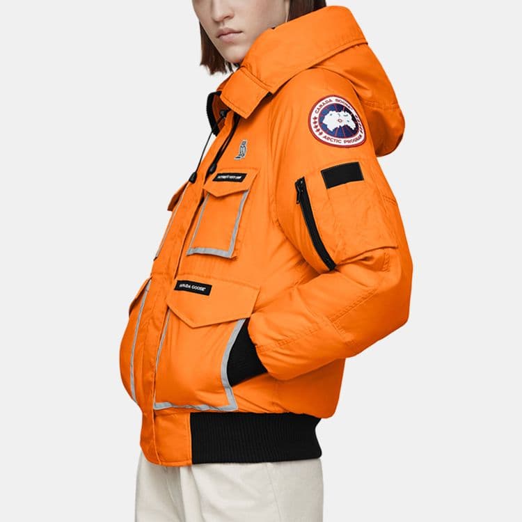 Пуховик Canada Goose x OVO Reflective Pilot Down Jacket Orange - изображение 5