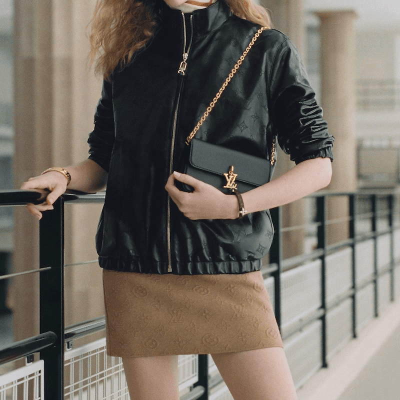Сумка через плечо Louis Vuitton Bloom Black - изображение 6