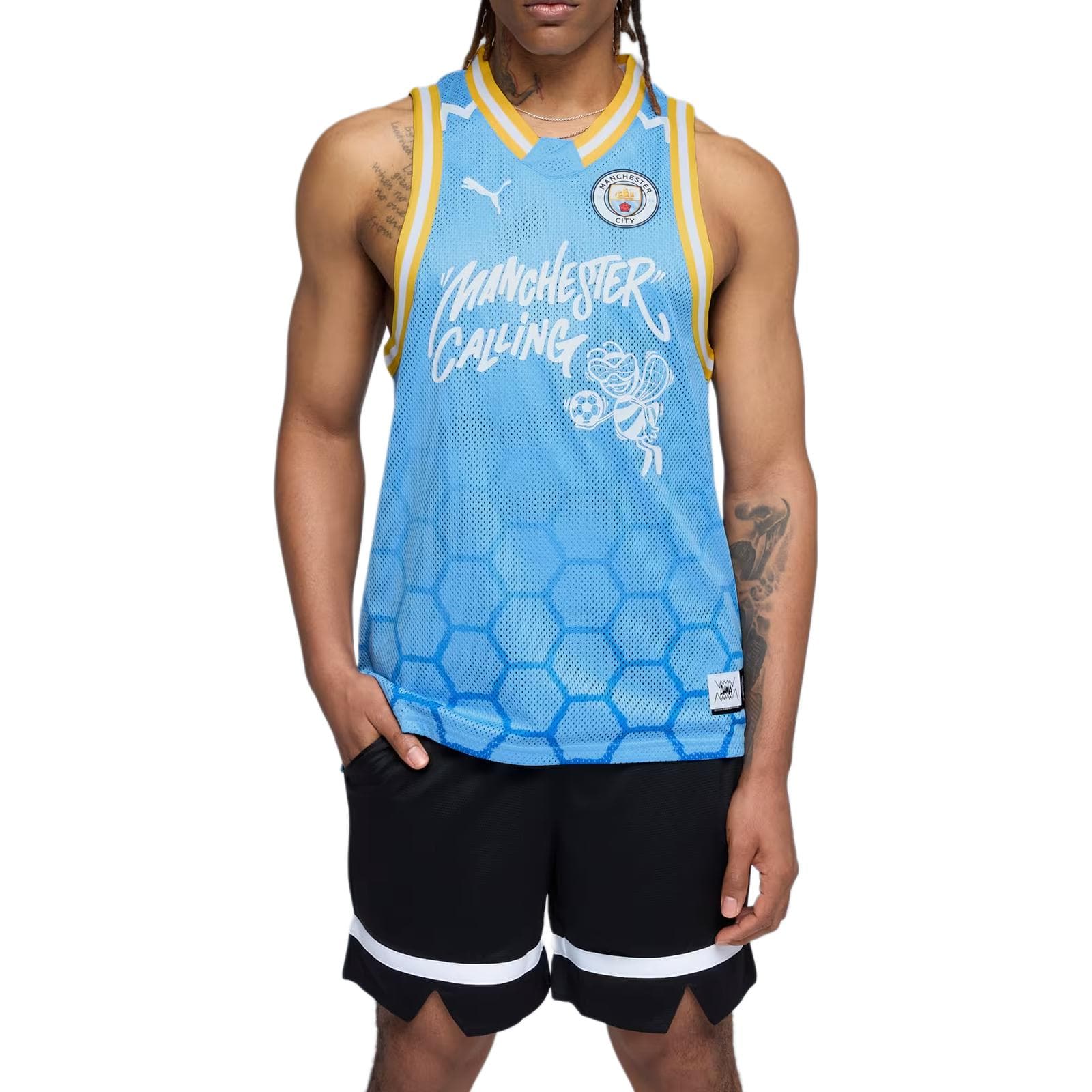 Баскетбольная майка PUMA x Manchester City HOOPS - изображение 4