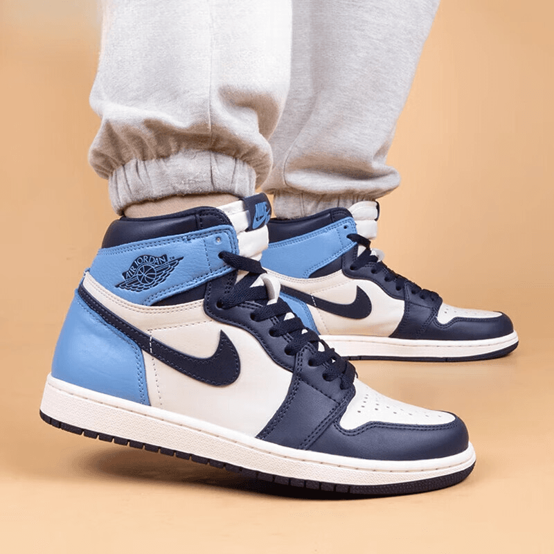 Кроссовки для баскетбола Jordan Air Jordan 1 "Obsidian" GS - изображение 4