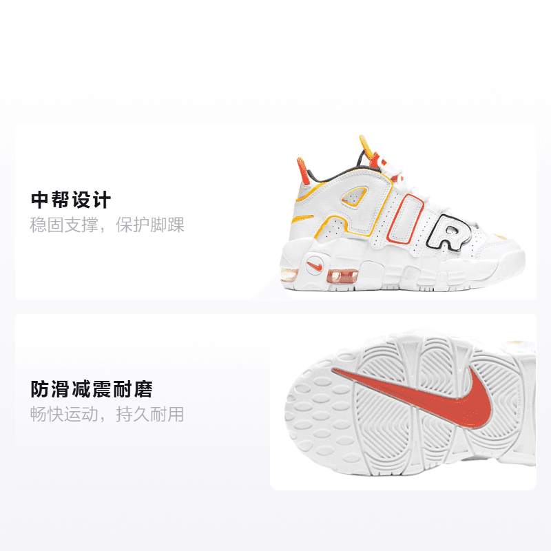 Кроссовки для баскетбола Nike Air More Uptempo rayguns - изображение 2