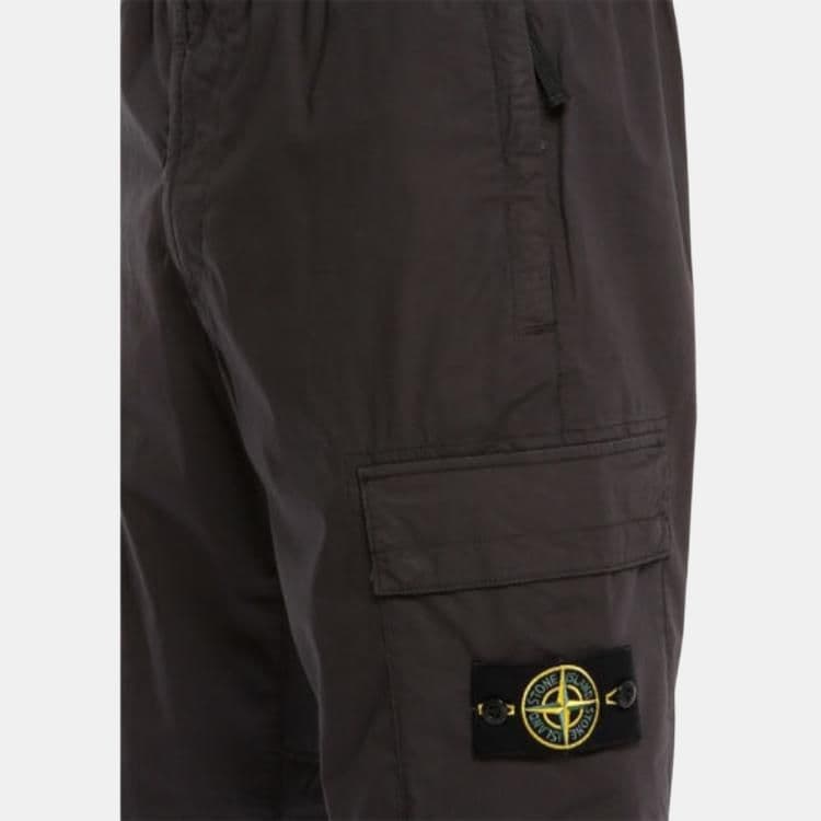 Штаны Stone Island SS22 Compass Patch Cargo Pants Carbon Black - изображение 4