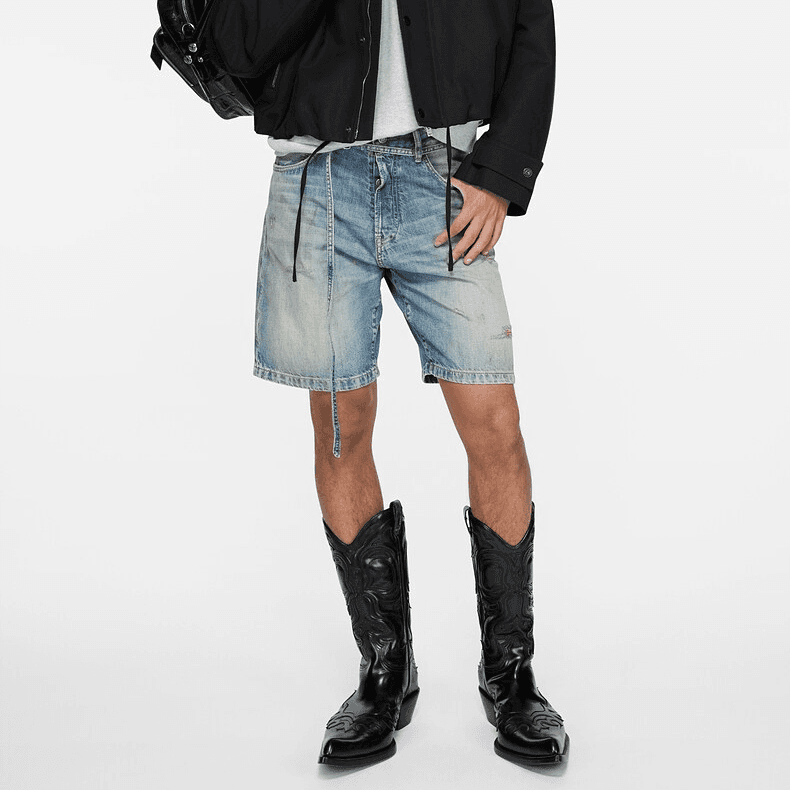 Джинсовые шорты Acne SS26 - изображение 6
