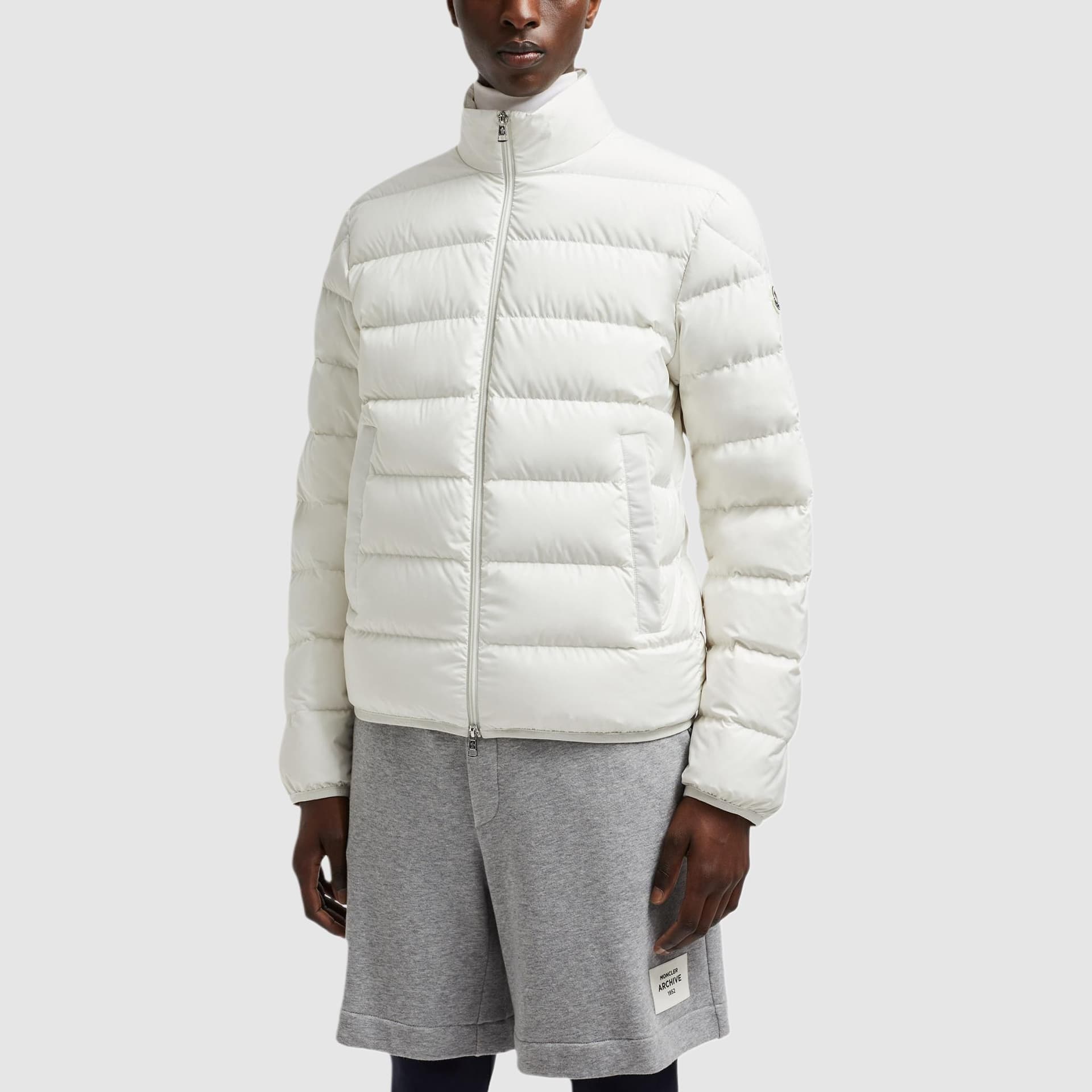 Зимняя куртка Moncler Short Down Jacket White - изображение 4