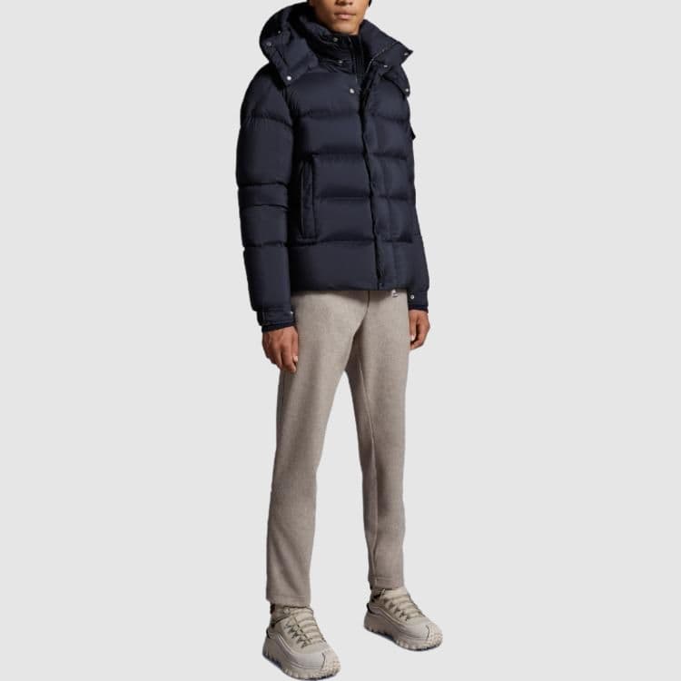 Зимняя куртка Moncler Vezere Short Down Jacket Navy - изображение 4