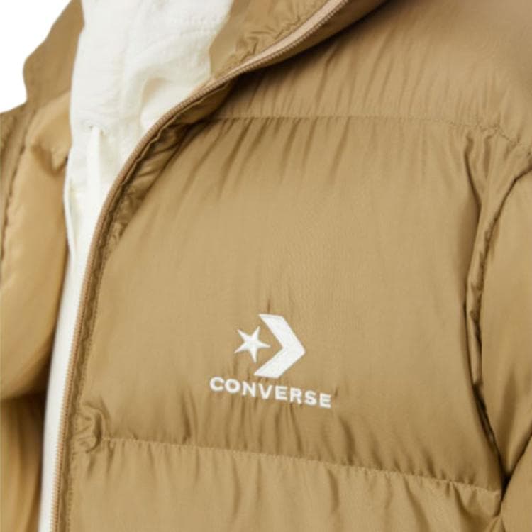 Зимняя куртка пуховик Converse FW22 Logo Print Jacket - изображение 4