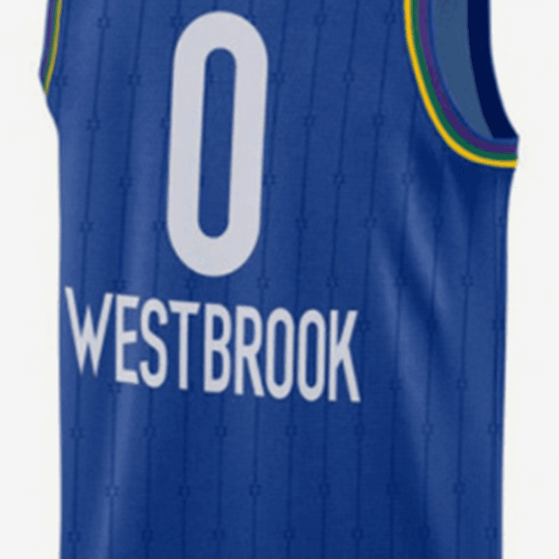 Баскетбольная майка Jordan NBA All-Star Swingman Jersey Russell Westbrook 2020 Blue - изображение 4