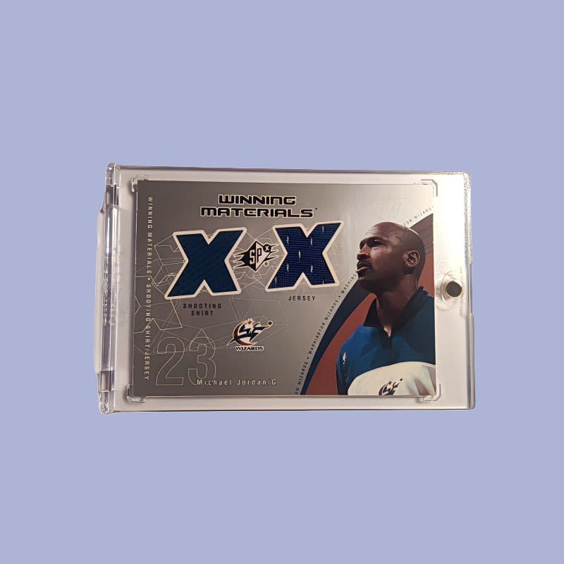 Коллекционные карточки UPPER DECK 2002UDWinningMaterialsShootingshirtJersey - изображение 3
