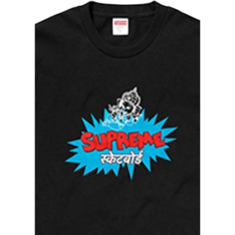 Футболка Supreme SS18 Ganesha Tee Black T - изображение 4