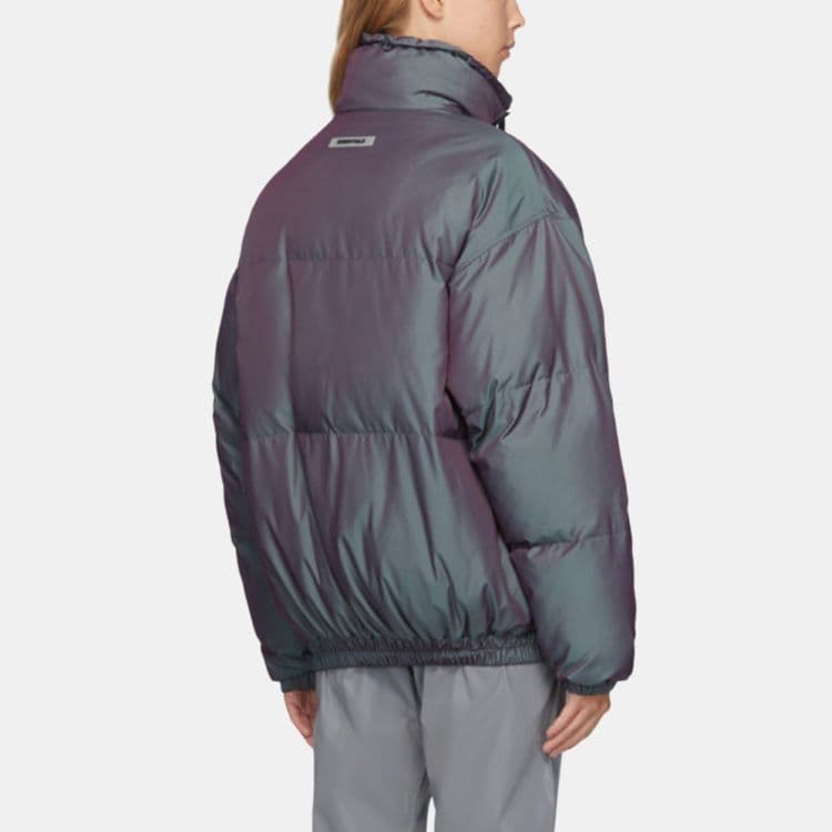 Зимняя куртка пуховик Fear of God Essentials Puffer Jacket Iridescent Multi - изображение 5