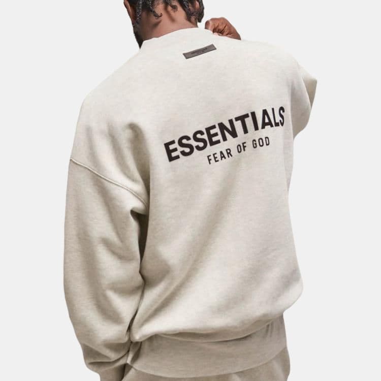 Худи Fear of God Essentials Dark Oatmeal SS22 - изображение 3