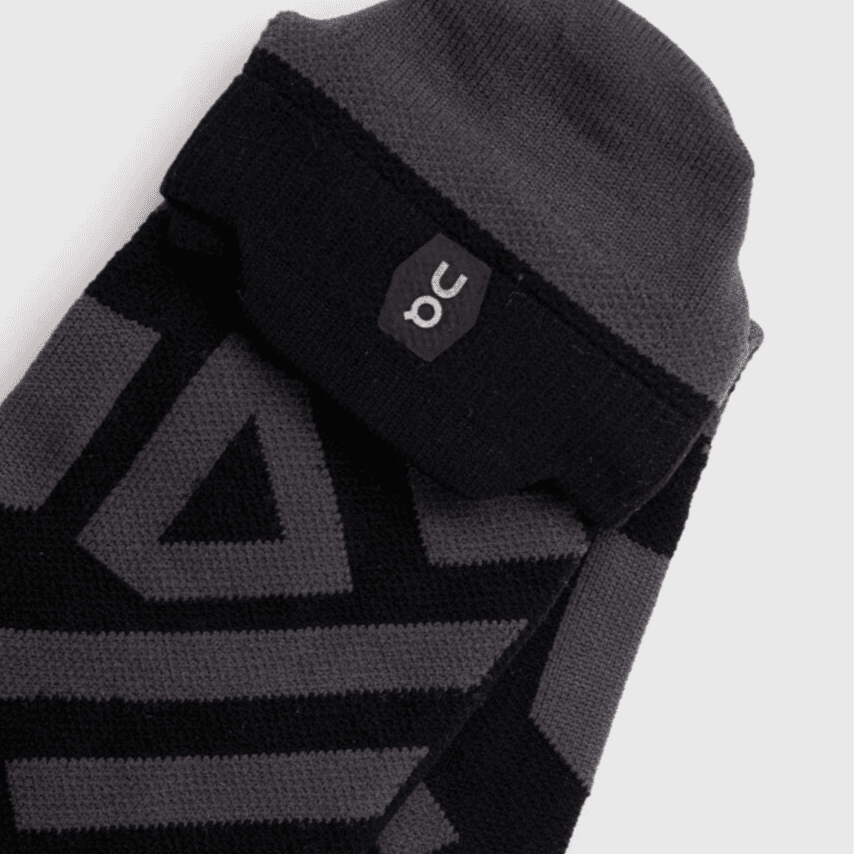 On Running Striped Socks Men's Dark Grey - изображение 5