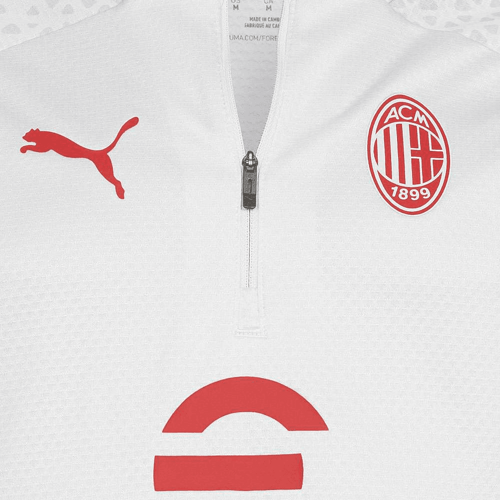 Кофта PUMA AC Milan Long Sleeve Tee White - изображение 5