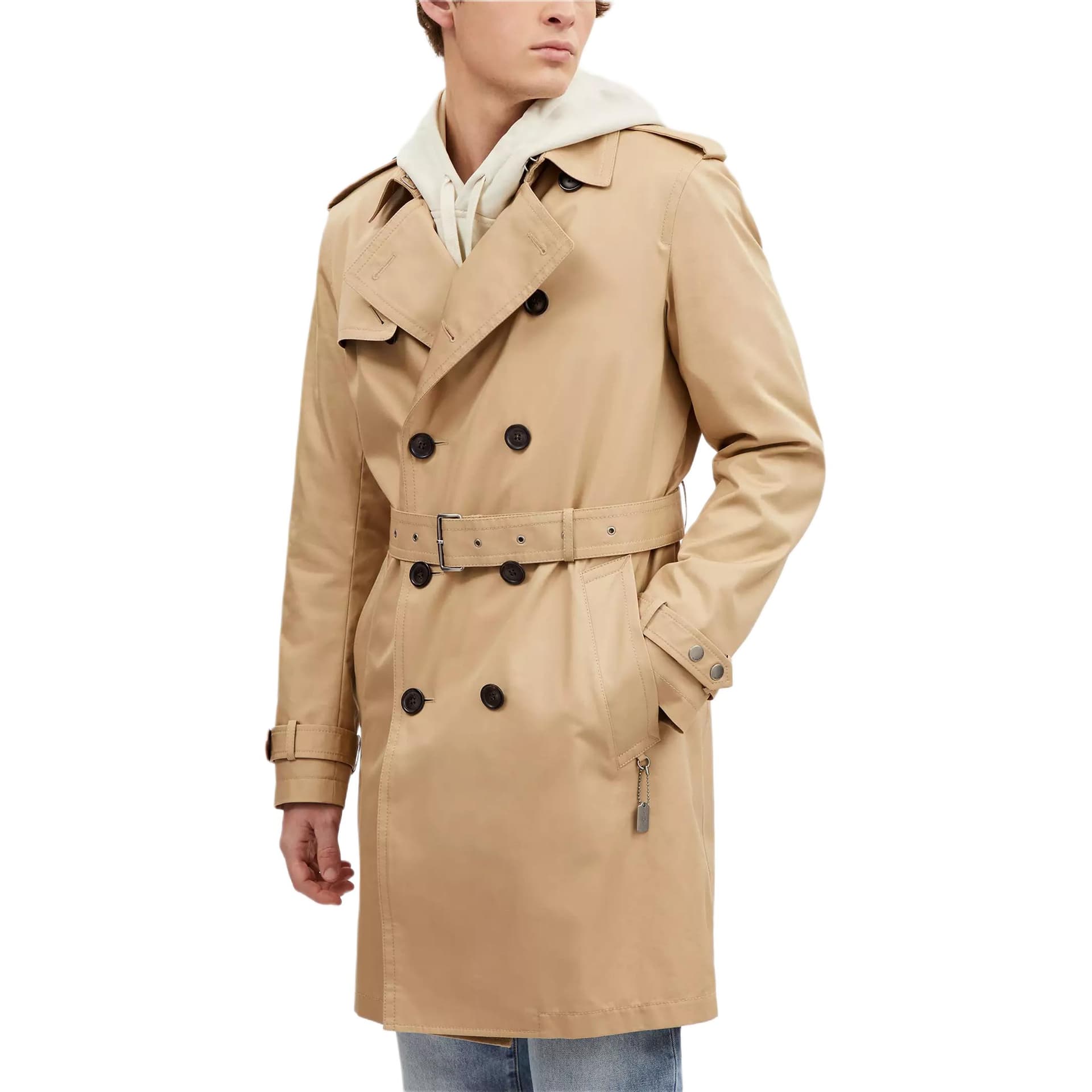 Ветровка COACH Double-Breasted Trench Coat - изображение 4