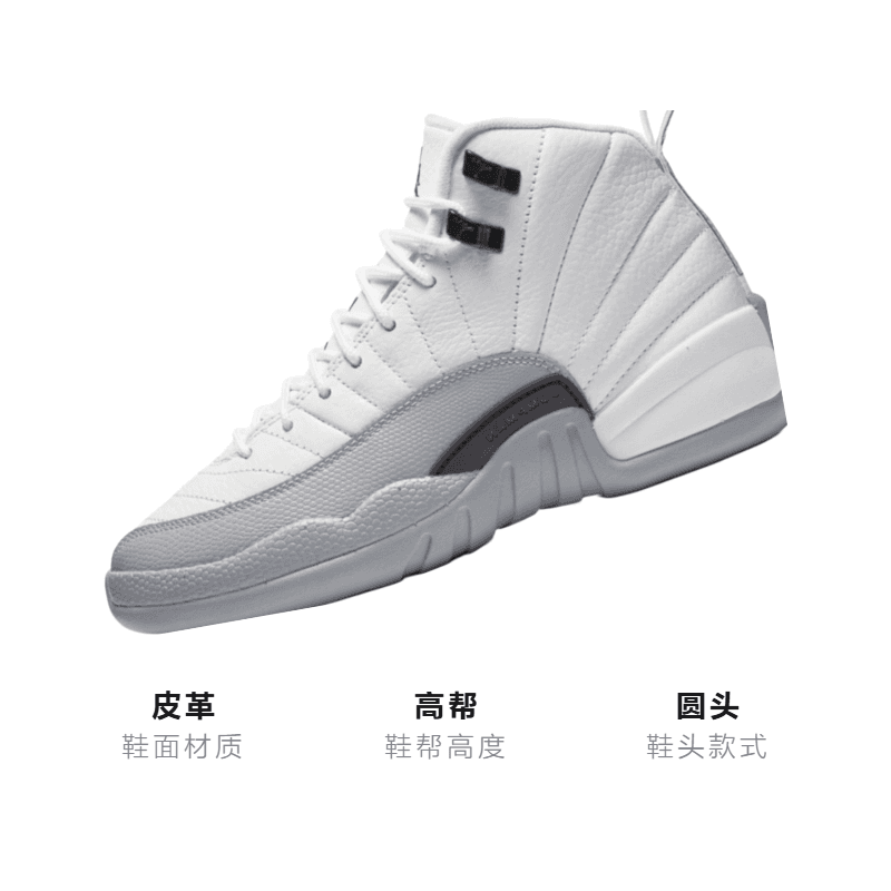 Кроссовки для баскетбола Jordan Air Jordan 12 Retro Barons GS - изображение 3