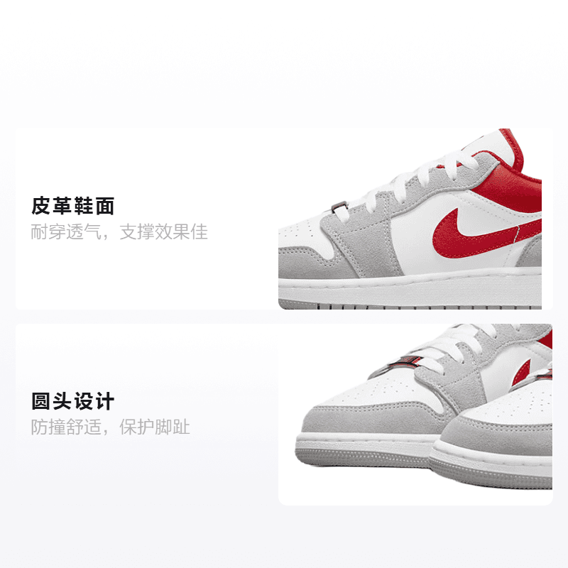 Кроссовки для баскетбола Jordan Air Jordan 1 Low GS - изображение 2
