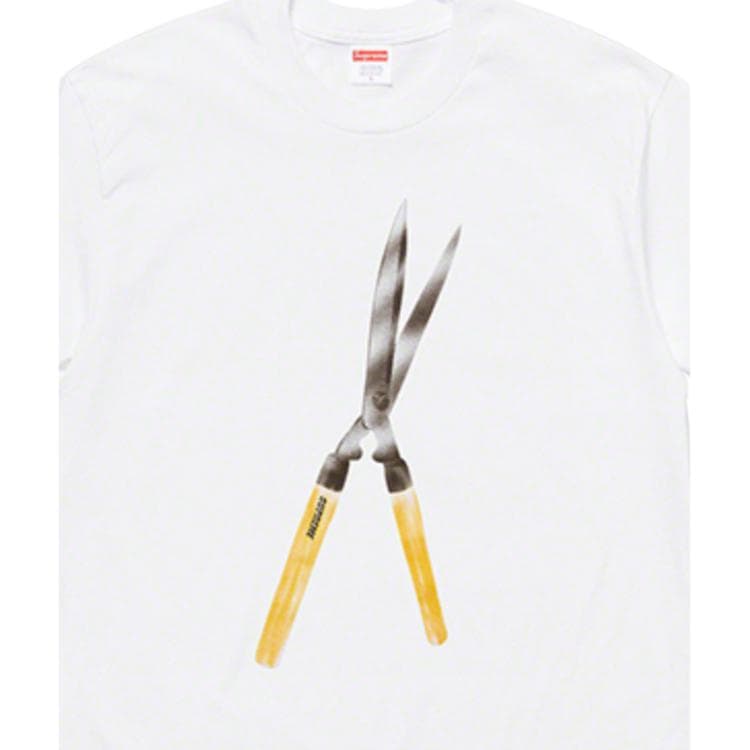 Футболка Supreme SS19 Shears Tee White - изображение 2
