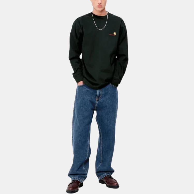 Штаны Carhartt WIP FW22 Vintage Blue — фото 4