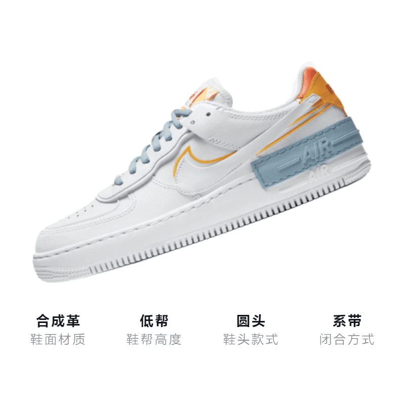 Кроссовки Nike Air Force 1 Shadow "Be Kind" GS - изображение 3