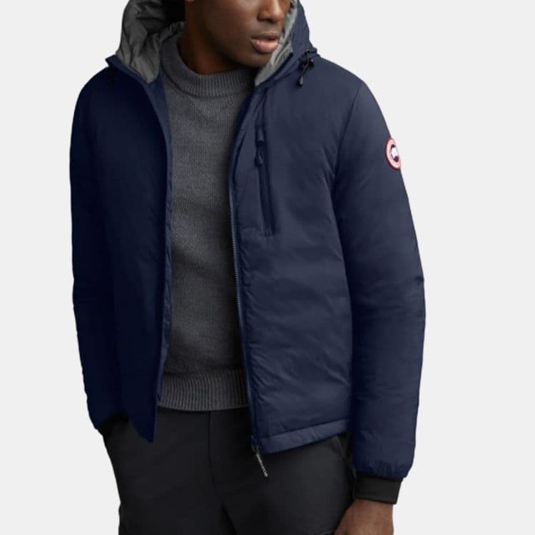 Зимняя куртка Canada Goose Lodge Ocean Blue - изображение 7