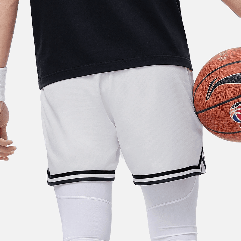 Баскетбольные шорты LiNing Basketball Shorts White - изображение 3