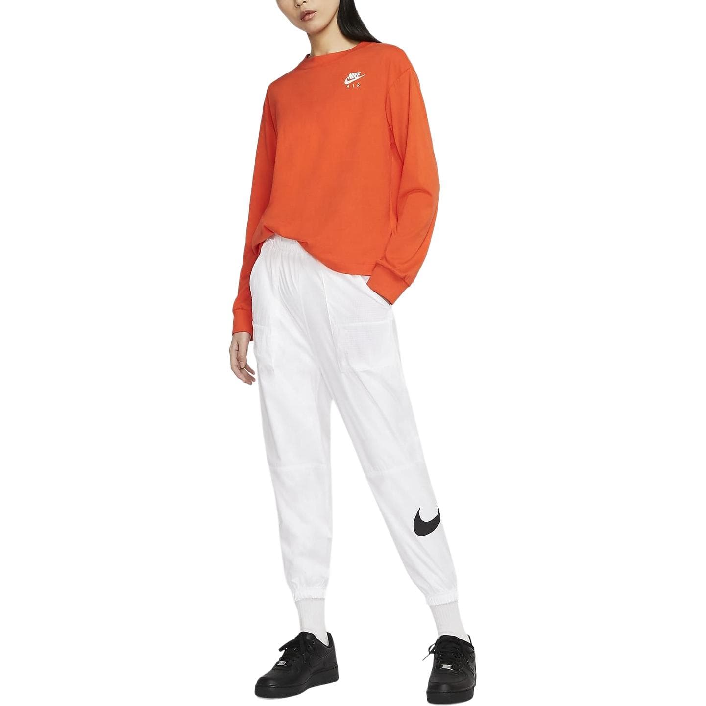 Штаны Nike Sportswear Swoosh Jogger Pants White - изображение 3
