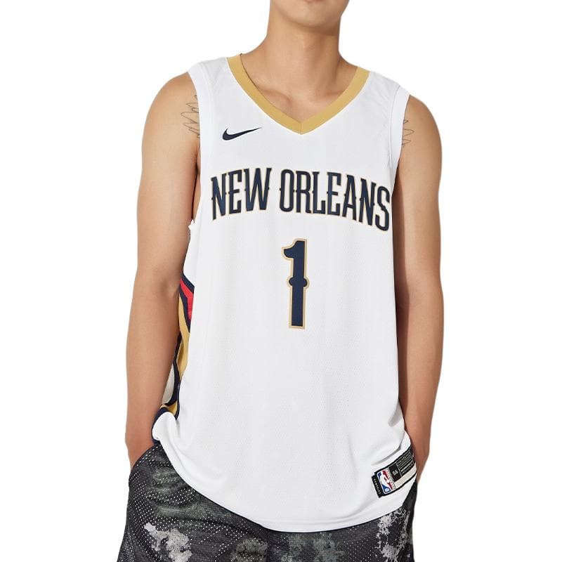 Баскетбольная майка Nike NBA Zion Williamson 1 Jersey White - изображение 3