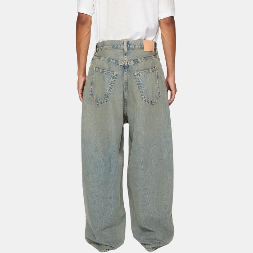 Штаны Acne Studios SS24 Loose Fit Mid Waist Jeans Blue - изображение 2