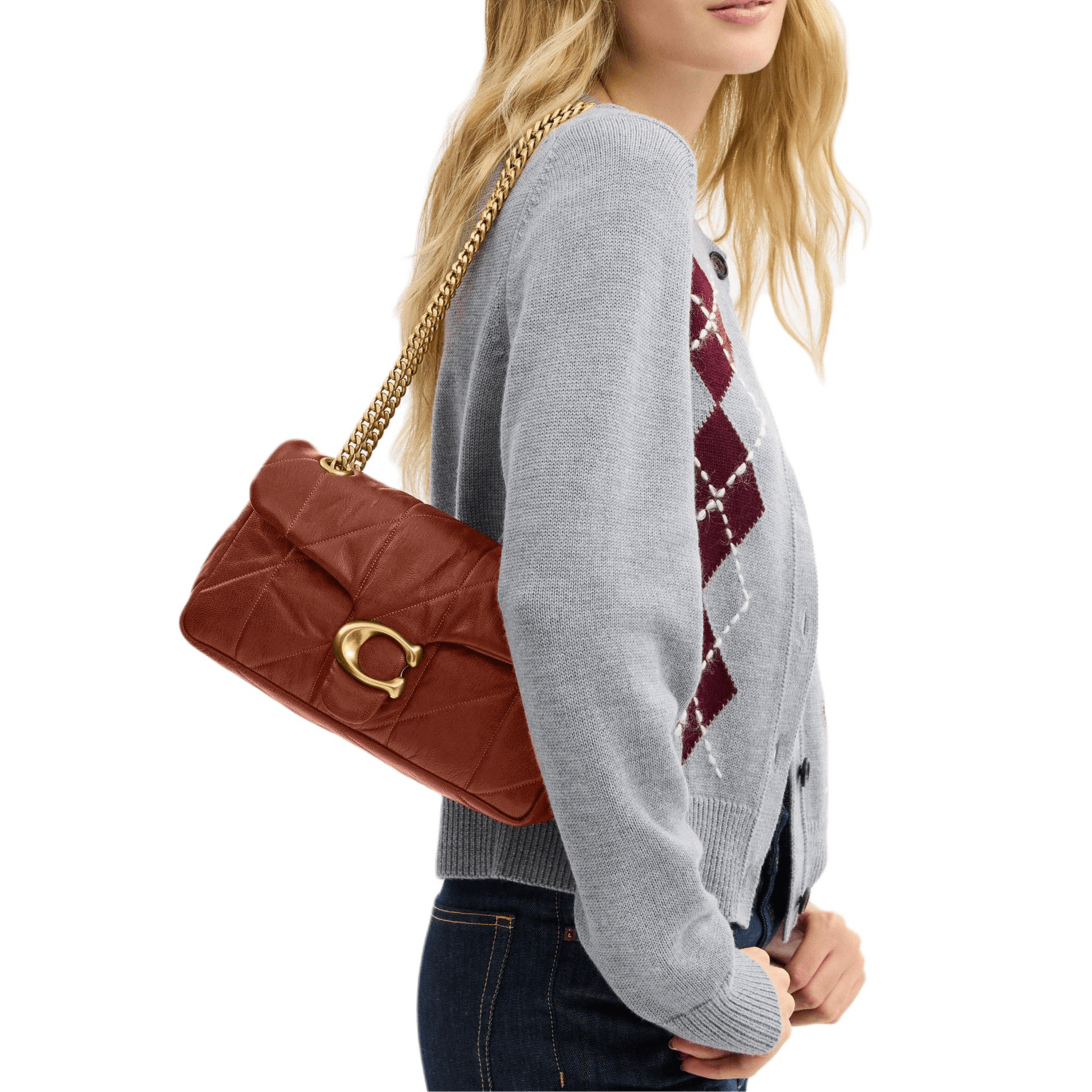 Сумка через плечо COACH Tabby 26 - изображение 10