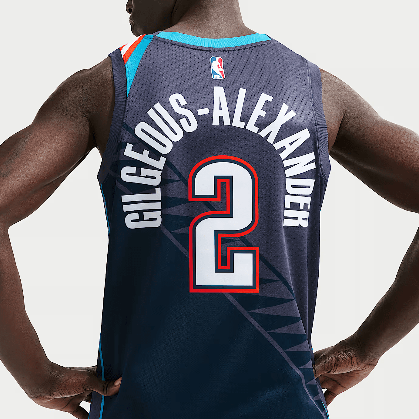 Баскетбольная майка Nike NBA FW25 Shai Gilgeous-Alexander City Edition Dri-FIT V - изображение 3