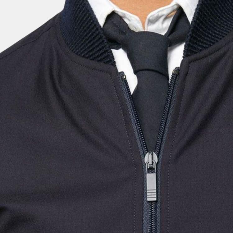 Куртка THOM BROWNE Stripe Detail Bomber Jacket - изображение 5