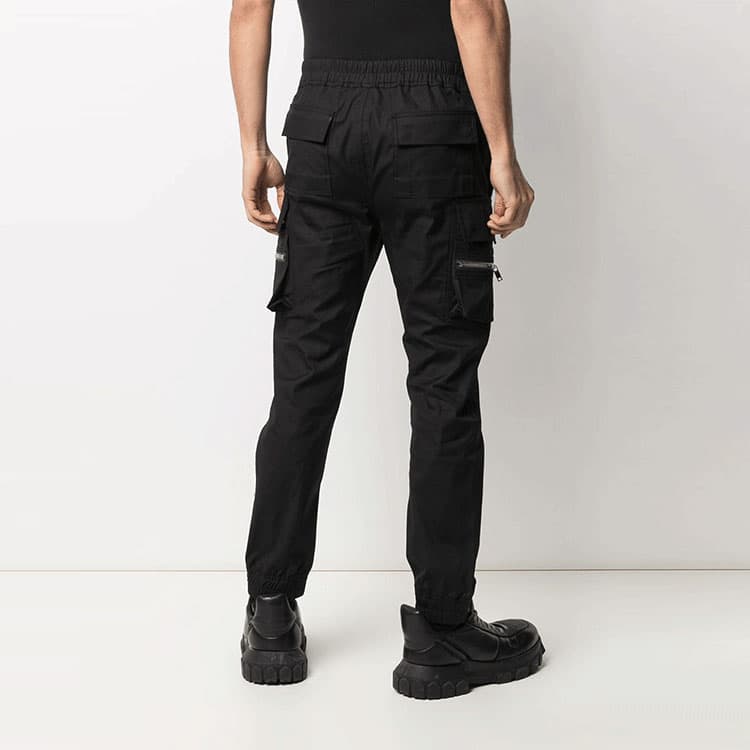 Штаны Rick Owens RO High Waist Cargo Pants Black - изображение 4