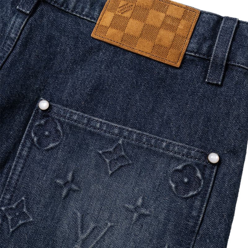 Джинсовые шорты LOUIS VUITTON SS25 - изображение 8