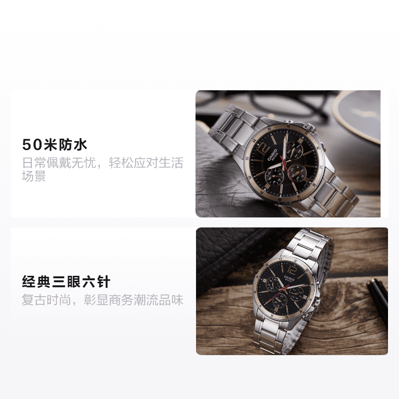 Часы Casio MTP-1374D-1A2 - изображение 2