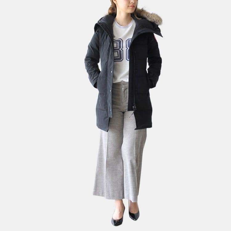 Пуховик Canada Goose Parka Down Jacket Navy Blue Women - изображение 3