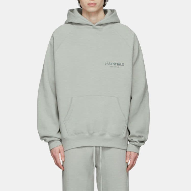 Худи Fear of God Essentials Pullover Hoodie Green Concrete - изображение 4