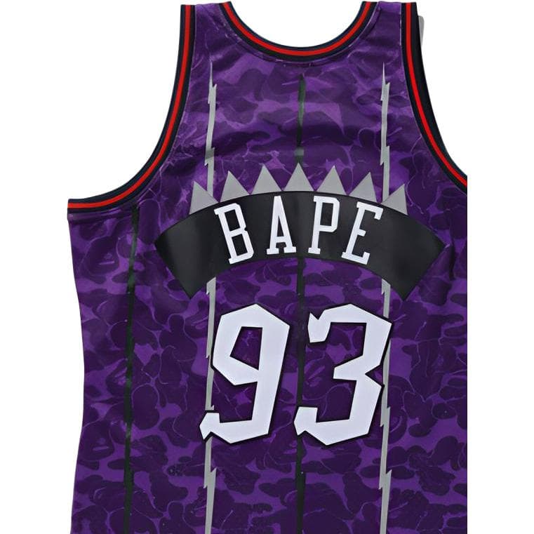 Баскетбольная майка A BATHING APE Bape Raptors Camo Basketball Tanktop - изображение 5
