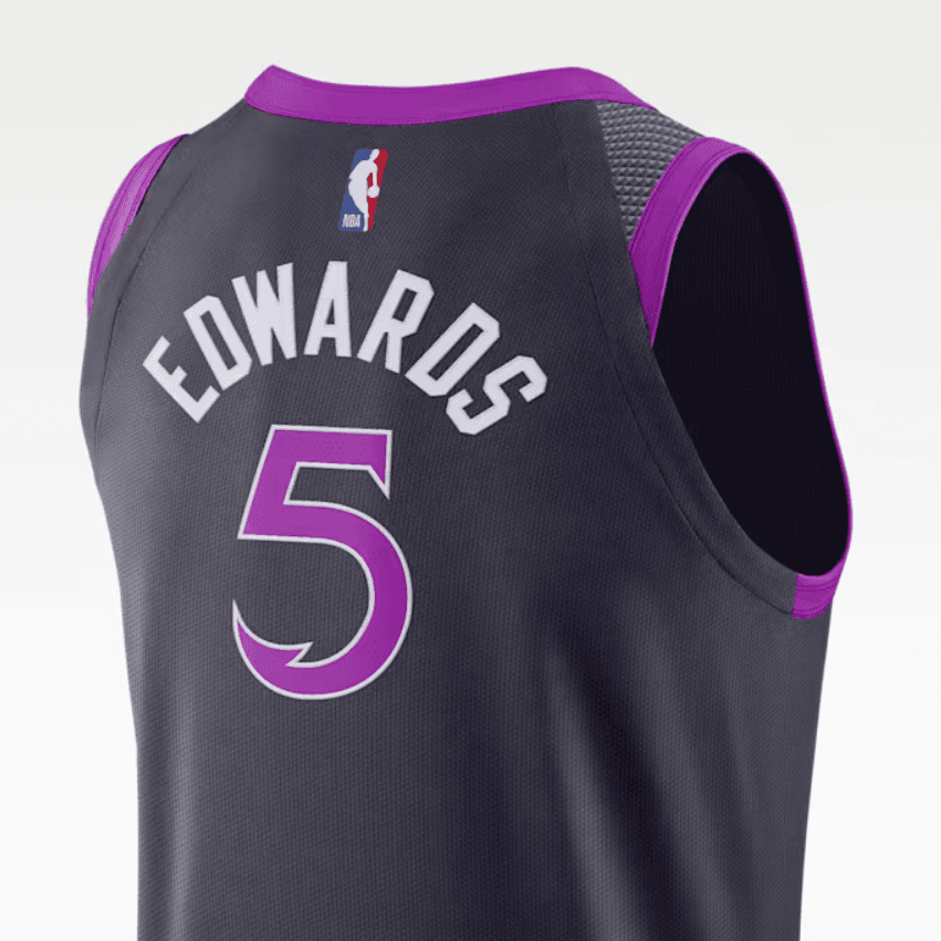Баскетбольная майка Nike Dri-FIT ADV FW25 Anthony Edwards Minnesota Timberwolves City Edition NBA 2025-26 V - изображение 4
