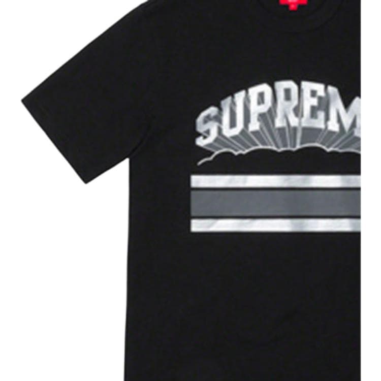 Футболка Supreme SS19 Cloud Arc Tee Black logoT - изображение 3