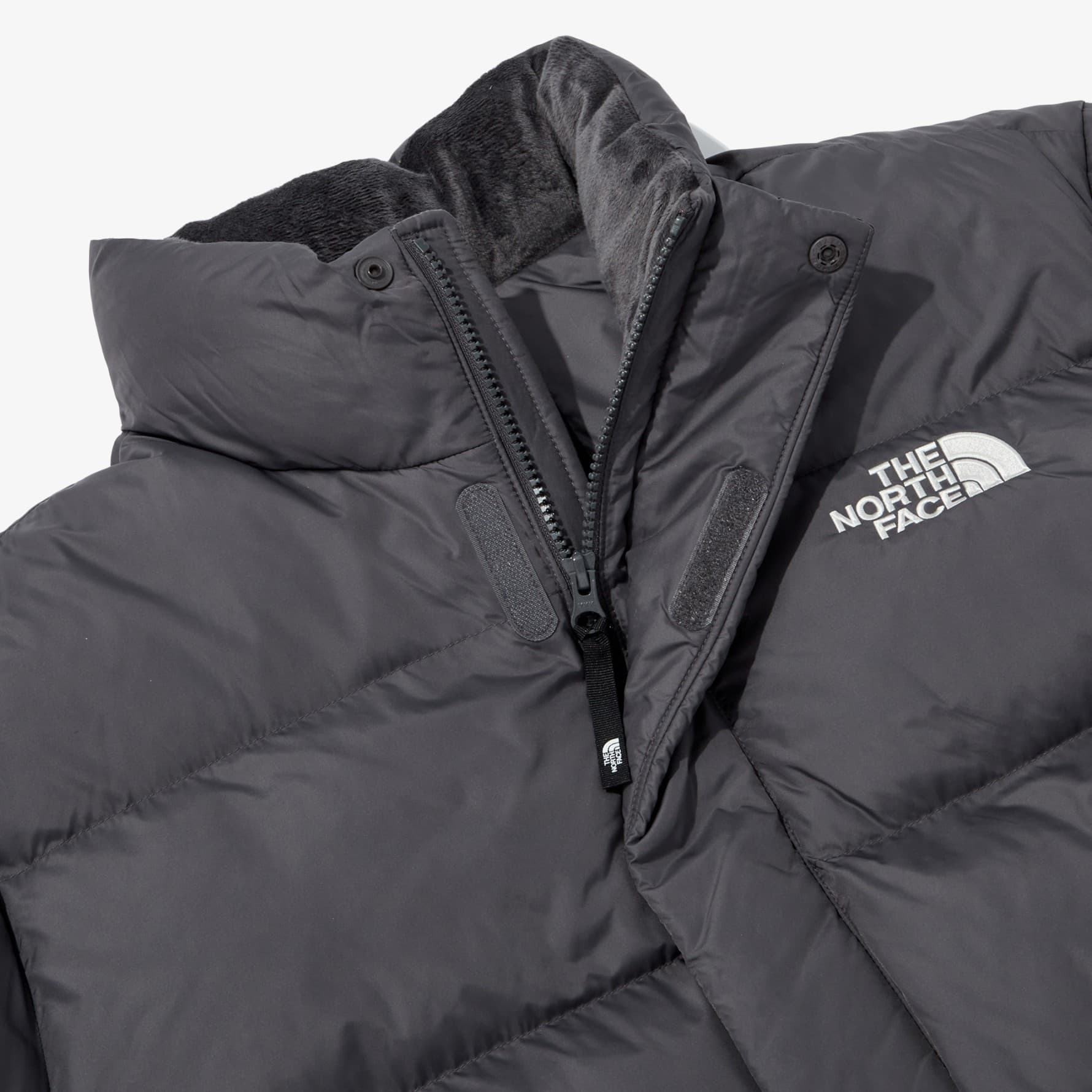Куртка The North Face Logo Print Zip Jacket Black - изображение 5