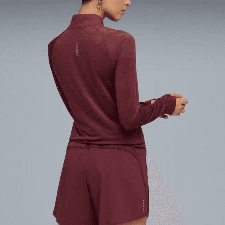 Футболка PUMA RUN VELOCITY CLOUDSPUN 14 ZIP logo T - изображение 3
