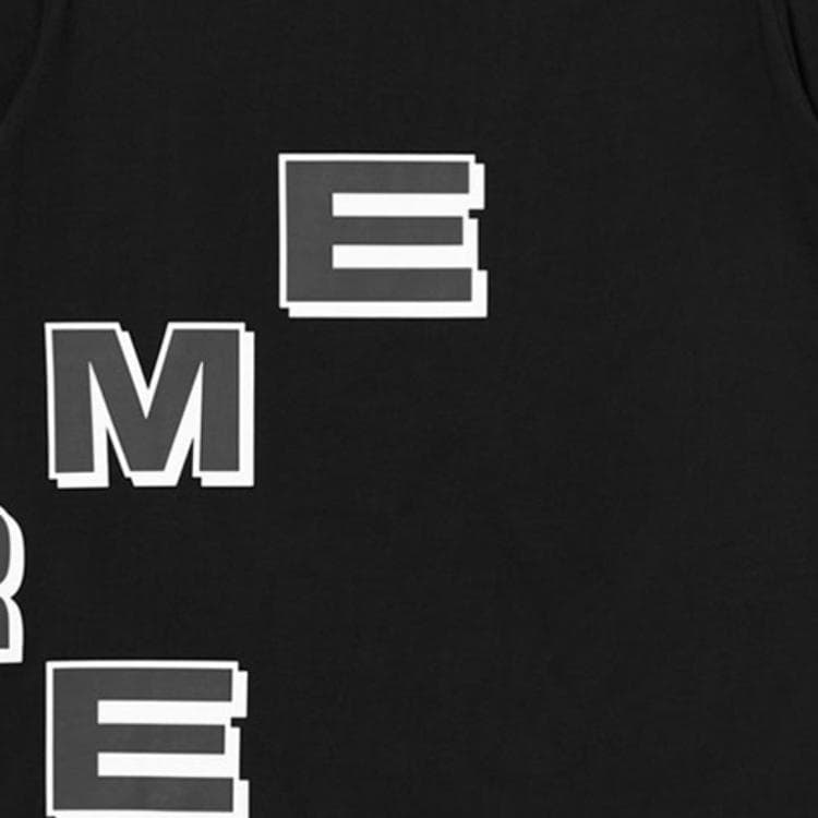 Футболка Supreme FW18 Stagger Tee Black LogoT - изображение 3
