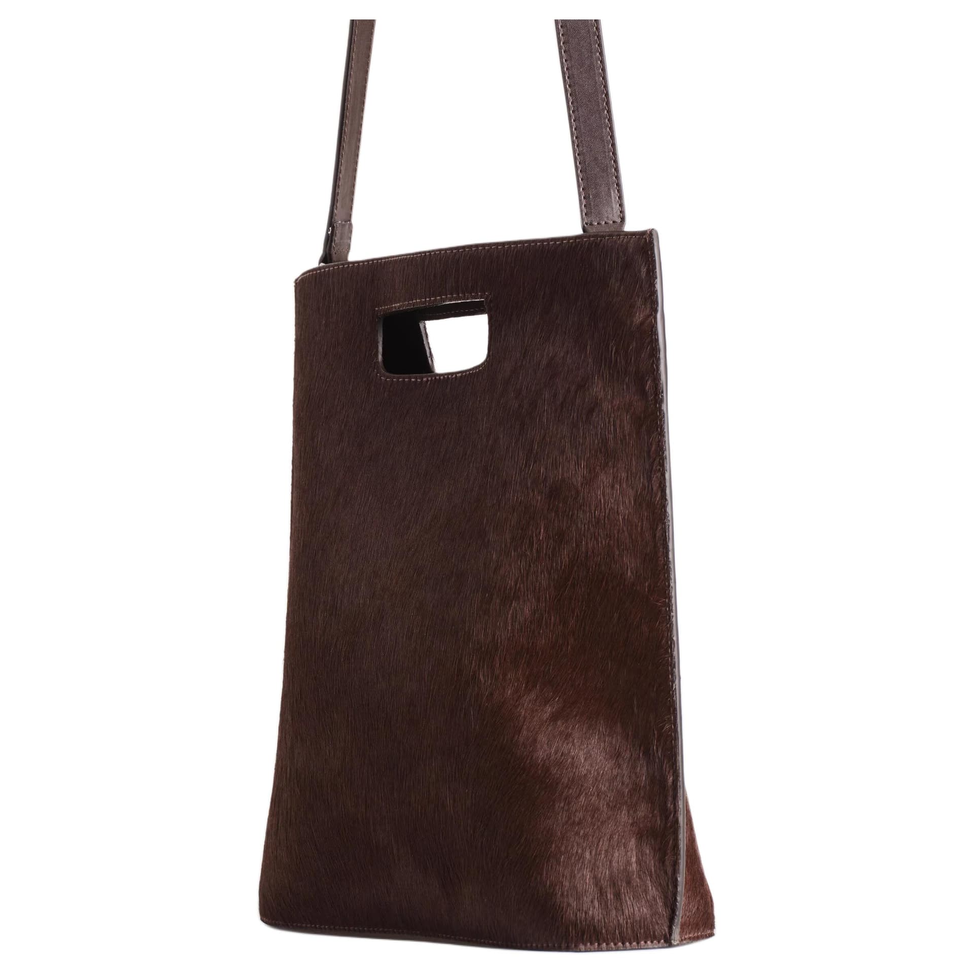 Сумка COS Folio Tote Brown - изображение 2