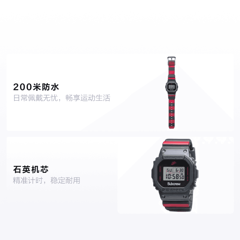 Часы CASIO G-SHOCK SUBCREW DW-5600SSC20-1PRSSS - изображение 2