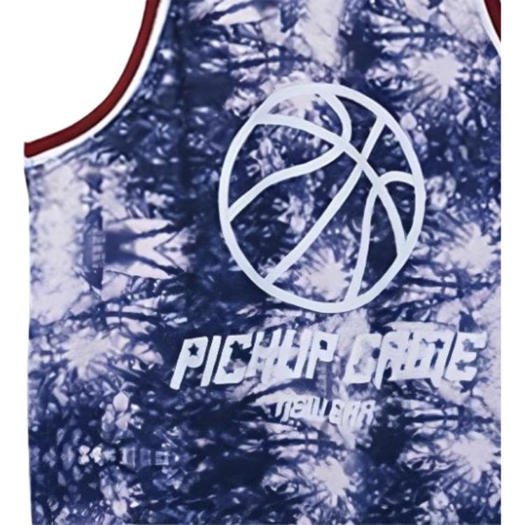 Баскетбольная майка New Era Tie-Dye Basketball Vest Purple - изображение 6